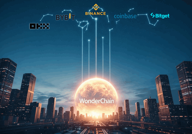 區塊鏈歷史上首個 '文化現象': WonderChain 重建社會資本，成爲 Binance、Bybit、Coinbase、OKX、Bitget 等頂級交易所上市的有力候選項目